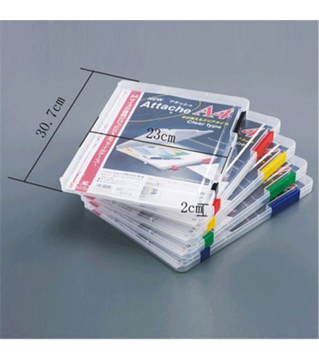1 Piece File Bag Transparent Book Magazine Storage Box