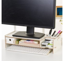 Files Rack Simple Desktop Versatile Drawer Office Storage Shelf
