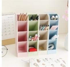 1Pc Pencil Holder Creative Fashion Solid Color Office Storage