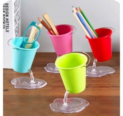 One Piece Pencil Holder Candy Color Simple Creative Office Organization