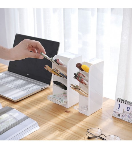 2Pcs Pencil Holders Desktop Home Office Pen Stationery Holders