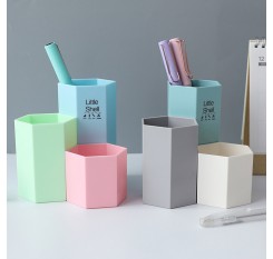1 Piece Pencil Holder Geometry Shape 3 In 1 Stationery Holder