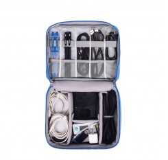Travel Cable Bag Portable Digital USB Gadget Organizer Charger Wires Cosmetic Zipper Storage Bag