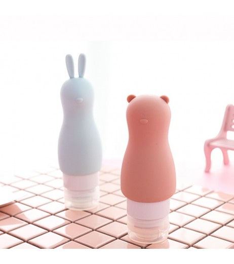 Travel Sub-Bottle Cartoon Rabbit Shape Mini Portable Travel Storage