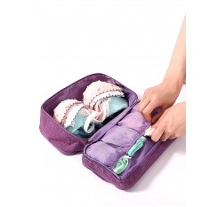 Underwear Storage Bag Solid Color Large Capacity Multi-functional Storage Bag