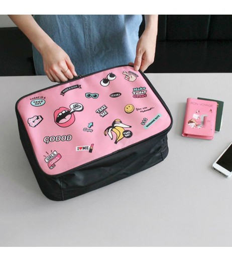 1 Piece Travelling Cosmetics Bag Cartoon Portable Storage Bag