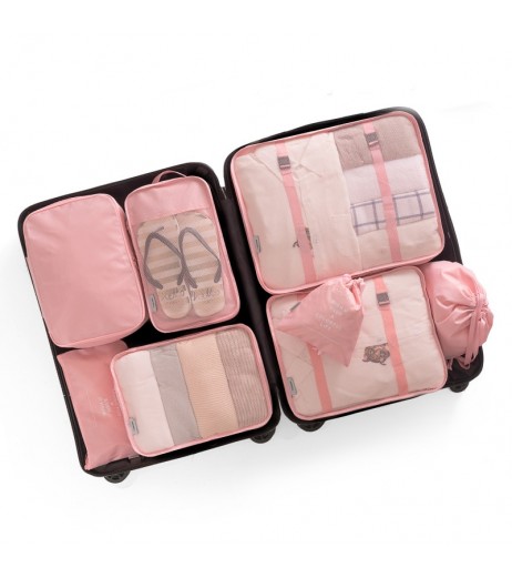 6 Pieces Travel Storage Bags Set Assorted Underwear Clothes Shoes Storage Bags