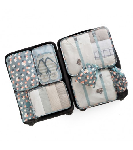 6 Pieces Travel Storage Bags Set Assorted Underwear Clothes Shoes Storage Bags