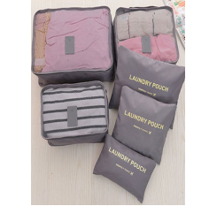 6Pcs Storage Bags Set Multifuctional Portable Travelling Clothes Containers