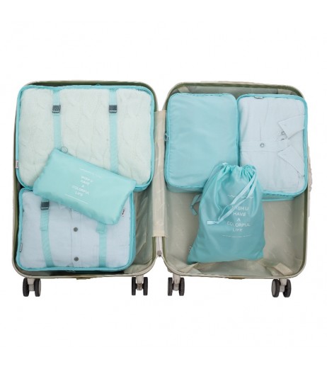 6Pcs Travel Storage Bags Waterproof Simple Style Luggage Travel Storages
