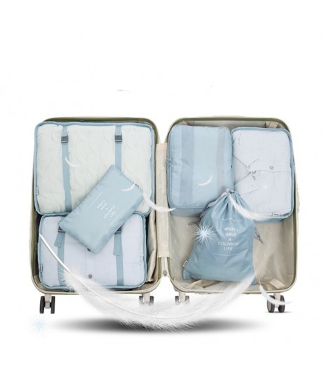 6Pcs Travel Storage Bags Waterproof Simple Style Luggage Travel Storages