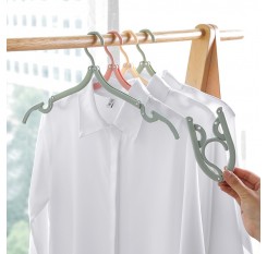 8 Pieces Foldable Hangers Anti-Slip Travel Business Trip Laundry Hangers