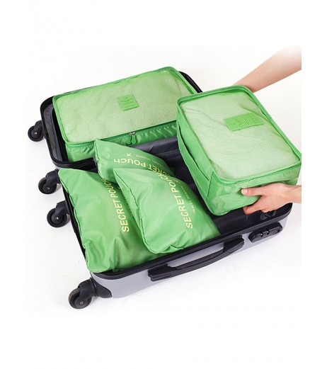 6Pcs Travel Storage Bags High Capacity Clothes Tidy Pouch Luggage Organizer