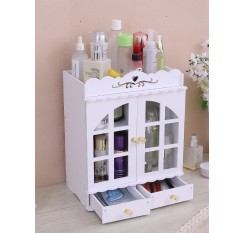 Mini Dressing Table Sweet Style Large Capacity Jewelry Organizers