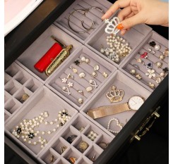 Jewelry Storage Tray Simple Multi-Cell Durable Jewelry Organization