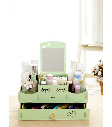1Pc Storage Box Cartoon Pattern Cosmetics Containing Box