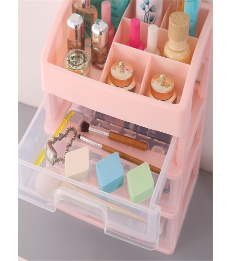 Desktop Storage Box Multi Drawers Cosmetic Box Stationery Sundries Organizer