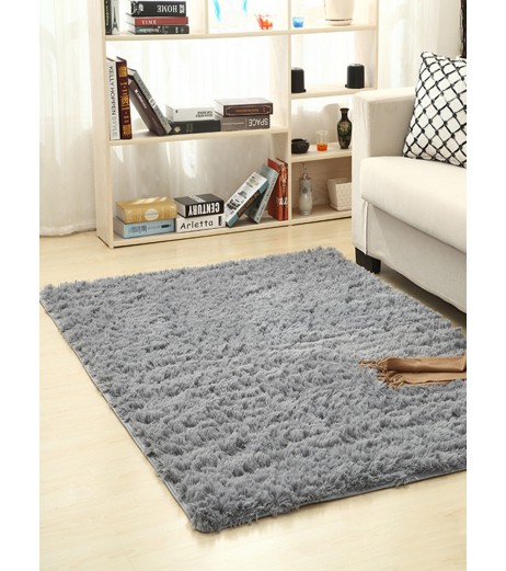 Super Soft Silk Wool Rug Bedroom Floor Mat Baby Nursery Rug Children Carpet