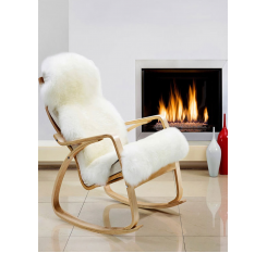 Chair Cushion Fluffy Design Soft Comfy Plain Style Cushion
