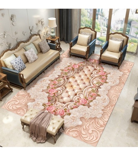 Living Room Carpet Sweet Lovely Classic Soft Rectangular Rug Bedroom Rug