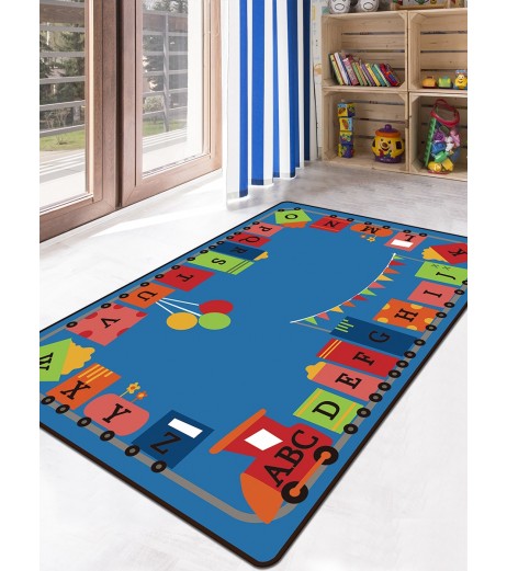 Mat For Kid's Room 1 Piece Letter Learning Cute Soft Home Linen