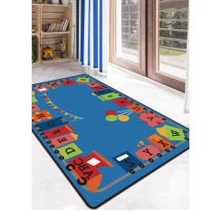 Mat For Kid's Room 1 Piece Letter Learning Cute Soft Home Linen