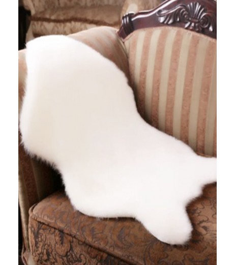 Chair Cover Imitation Wool Carpet Super Soft Faux Sheepskin Warm Hairy Cushion Seat Pad