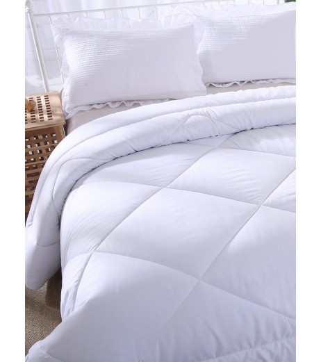 1Pc Home Bedding Comforter Thicken Solid Color Warm Quilt