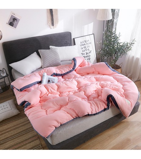 1 Piece Comforter Core Modern Simple Solid Color Thick Cozy Quilt
