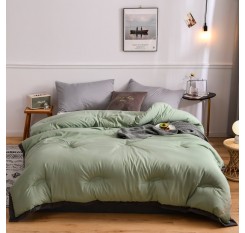 1 Piece Comforter Fashion Simple Comfort Creative Comfort Soft Solid Color Quilt