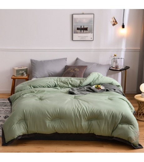 1 Piece Comforter Fashion Simple Comfort Creative Comfort Soft Solid Color Quilt