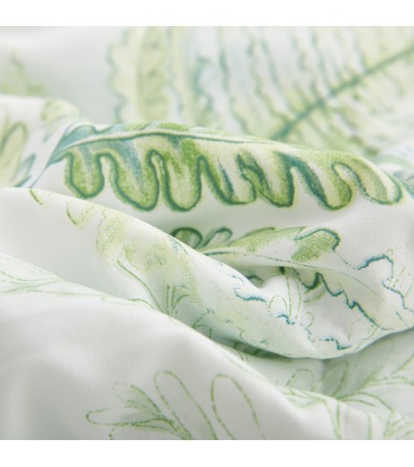 1 Pc Comforter Fresh Style Plant Pattern Soft Cozy Summer Quilt