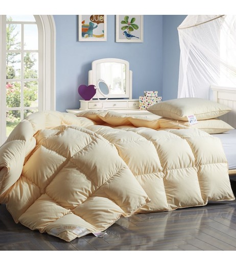 One Piece Quilt Fashion Comfort Home Soft Solid Color Warm Thicken Quilt