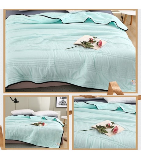 Sherpa Fleece Comforter Thicken Warm Solid Color Bedding