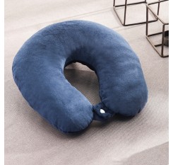 1 Piece Neck Pillow Cute Solid Color U Shape Cervical Pillow