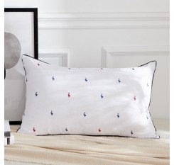 1 Piece Pillow Simple Soft Print Comfortable Student Pillow Core