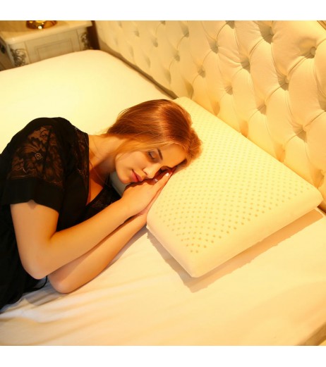 Bed Pillow Soft Cervical Vertebra Protected Natural Emulsion Pillow