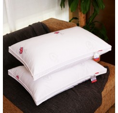 1Pc Bed Pillow Core Simple Flag Pattern Soft Rectangle Sleeping Pillow