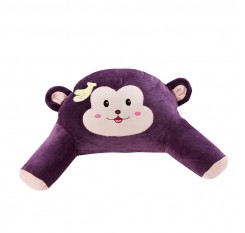 1 Piece Cute Cartoon Monkey Waist Pillow Back Support Lumbar Pillow
