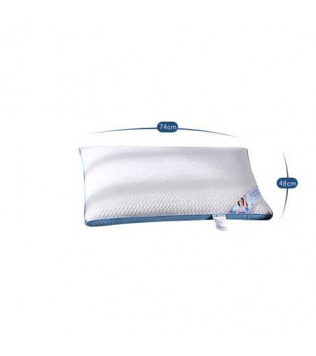 1Pc Cervical Pillow Embroidery Neck Support Pillow Home Hotel Bed Pillow