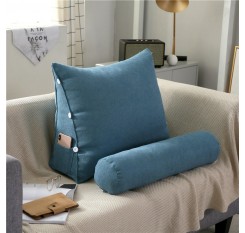 Lumbar Pillow Solid Color Comfortable Adjustable Pillow