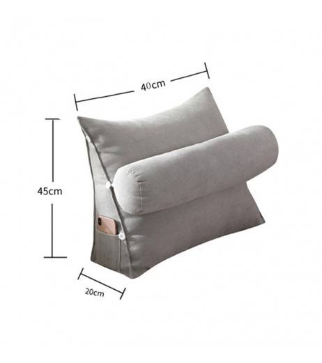 Lumbar Pillow Solid Color Comfortable Adjustable Pillow