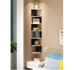 Wall Rack Multi Functional Home Living Room Books Shelf