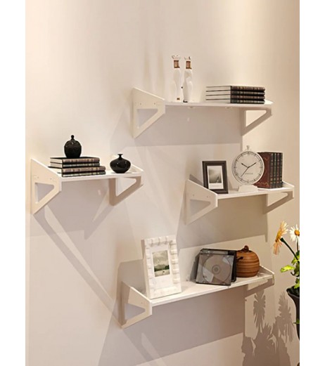 1 Pc Wall Rack Simple Style Decorative Organizing Shelf
