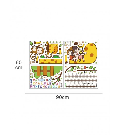Children's Room Height Measurement Wall Sticker Removable Cartoon Self-adhesion Wall Sticker