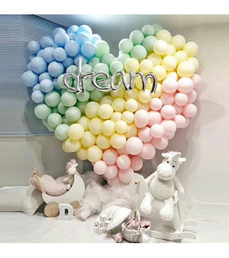200 Pcs Balloons Macarons Color Fashion Party Wedding Decorations