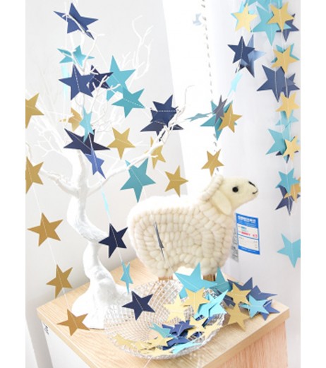 Hanging Decoration Star Shaped Solid Color Simple Fashion Decoration