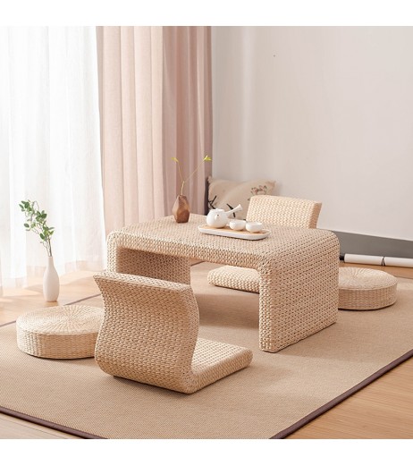 1 Piece Handwoven Tea Table Creative Round Seat Cushion