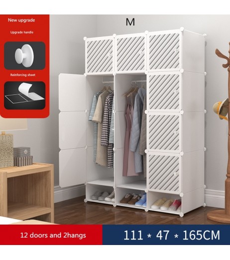 Simple Style Wardrobe Space Save Home Dorm Clothes Shoes Durable Closet