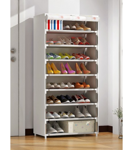 Household Shoe Cabinet Multi-Layer Dust-Proof Practical Shoe Container